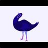 Purple dove is luv
