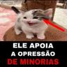 ele apoia a opressão de minoria