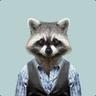 raccoon man